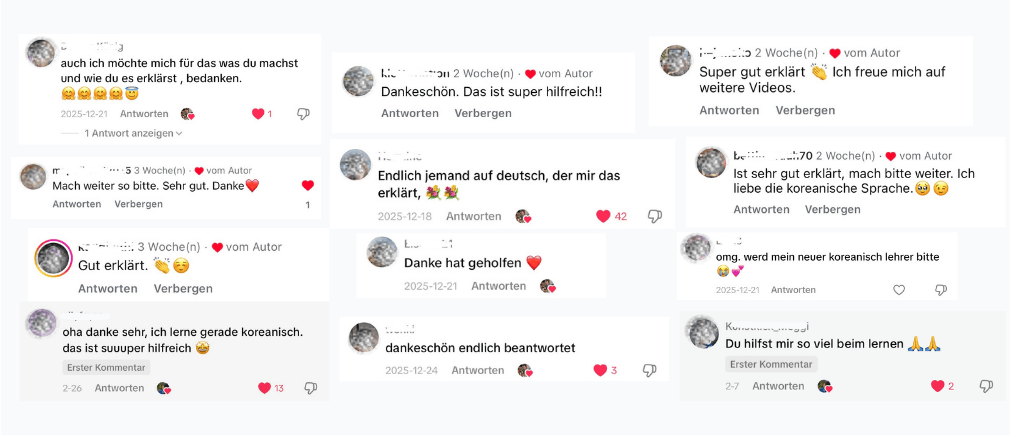 Student testimonials and reviews